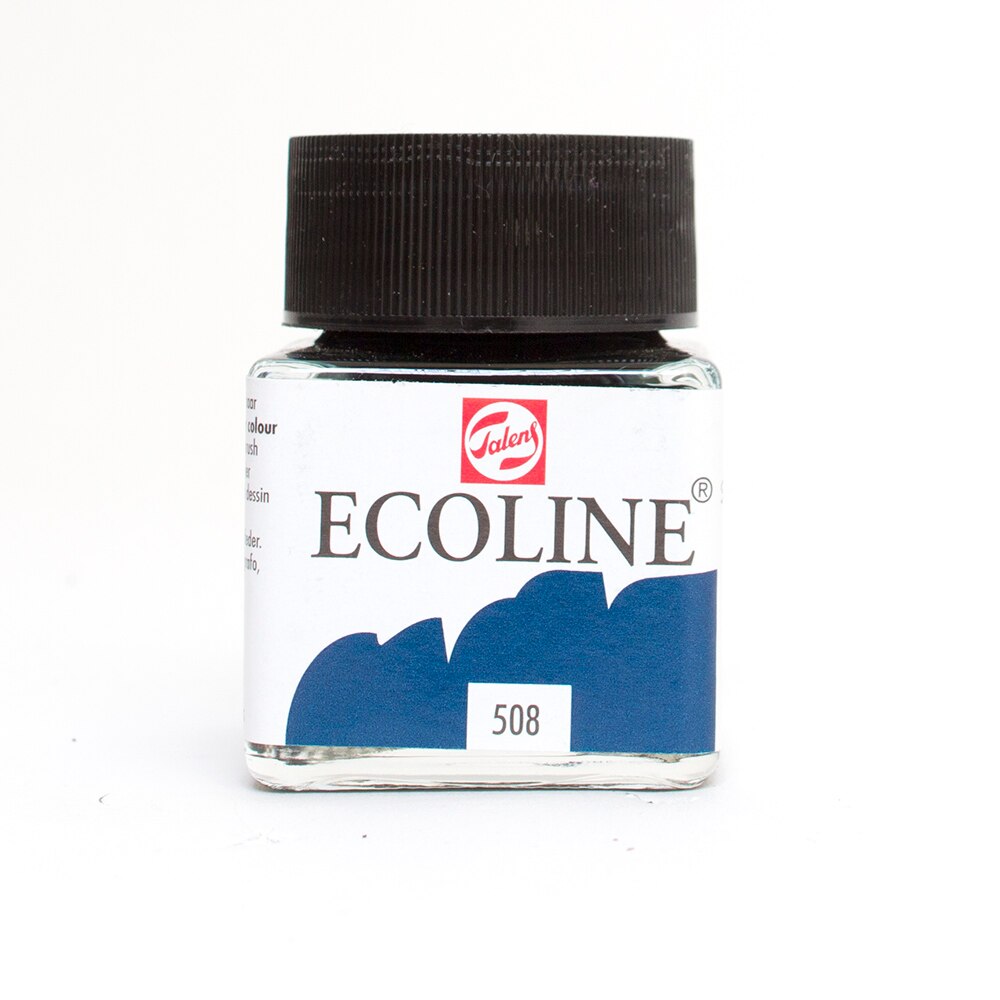 Ecoline, Liquid, Watercolor, 30ml, Jar, Prussian Blue